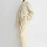 Toteme - Draped-scarf knit ivory