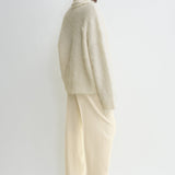 Toteme - Draped-scarf knit ivory