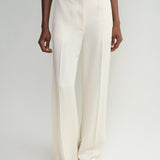 Toteme - Cuff-slit trousers macadamia