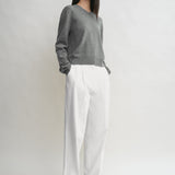 Toteme - Classic V-neck knit grey
