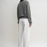 Toteme - Classic V-neck knit grey