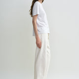 Toteme - Twisted seam denim full length off-white