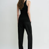 Toteme - Compact knit tank black