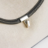 Toteme - T-Lock canvas top handle ecru/black