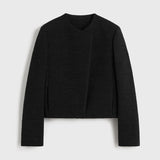Toteme - Cropped bouclé jacket black