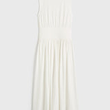 Toteme - Sleeveless cotton tee dress off white