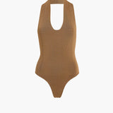 Khaite - Toto Bodysuit in Carob