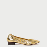 Loeffler Randall - Tove Gold Leather Ballet Flat