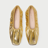 Loeffler Randall - Tove Gold Leather Ballet Flat