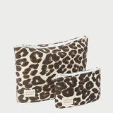 Loeffler Randall - Tracy Leopard Canvas Pouch Set