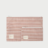 Loeffler Randall - Tracy Brown Gingham Pouch Set