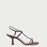 Loeffler Randall - Triana Espresso Mid-Heel Sandal