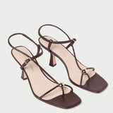 Loeffler Randall - Triana Espresso Mid-Heel Sandal
