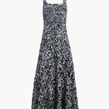 Khaite - Twigs Dress in Glaze and Midnight