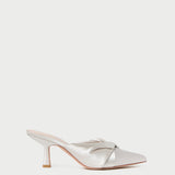 Loeffler Randall - Tyla Cream Satin Twisted Mule
