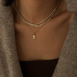Kinn - Dear Kaia Vertical Nameplate Necklace
