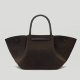 DeMellier - The Midi New York Dark Chocolate Suede Dark Chocolate Smooth