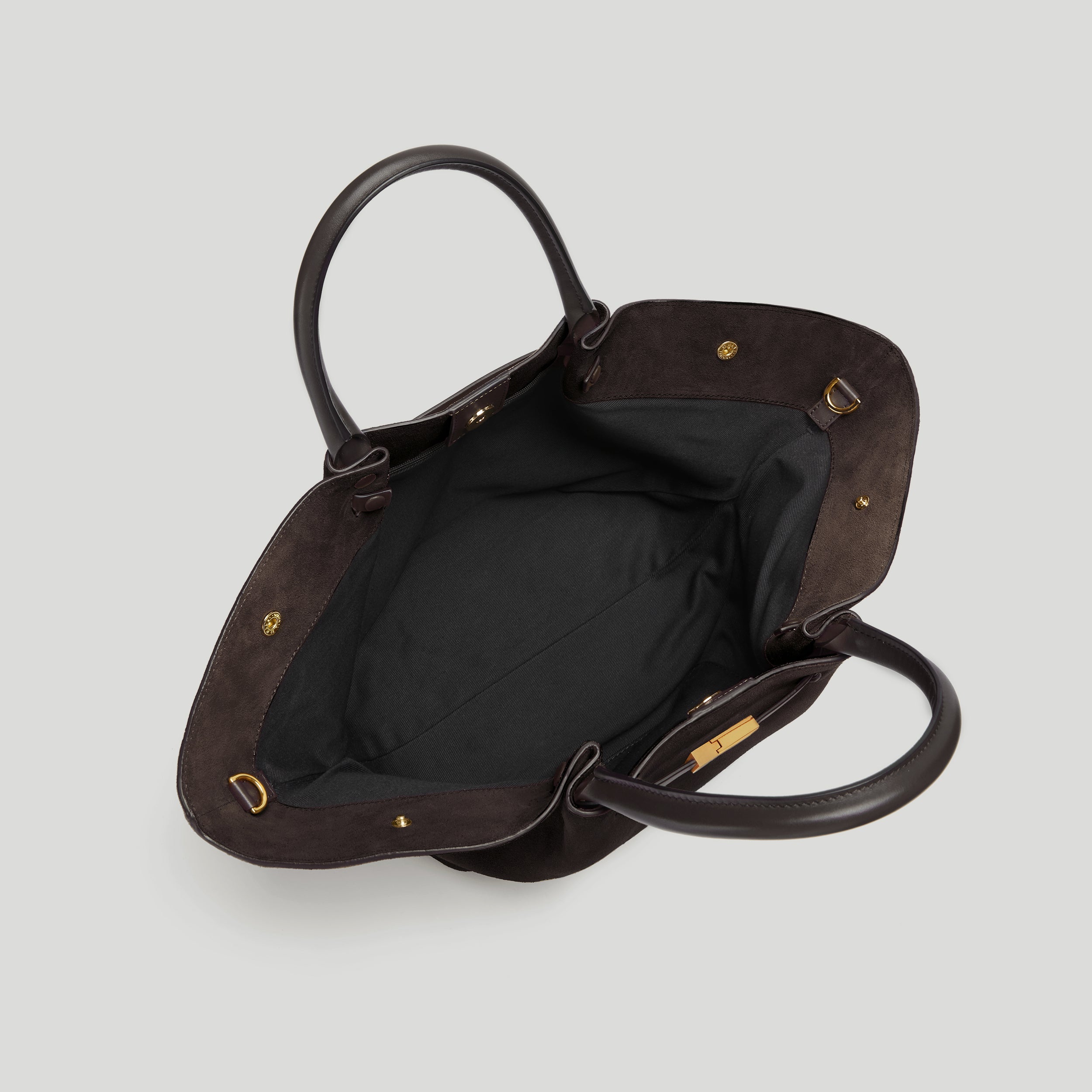DeMellier - The Midi New York Dark Chocolate Suede Dark Chocolate Smooth