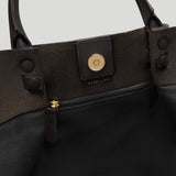 DeMellier - The Midi New York Dark Chocolate Suede Dark Chocolate Smooth