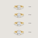 Kinn - Elizabeth Oval Ring Lab Diamond