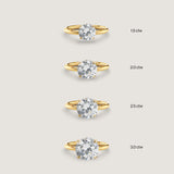 Kinn - Elizabeth Round Ring Natural Diamond