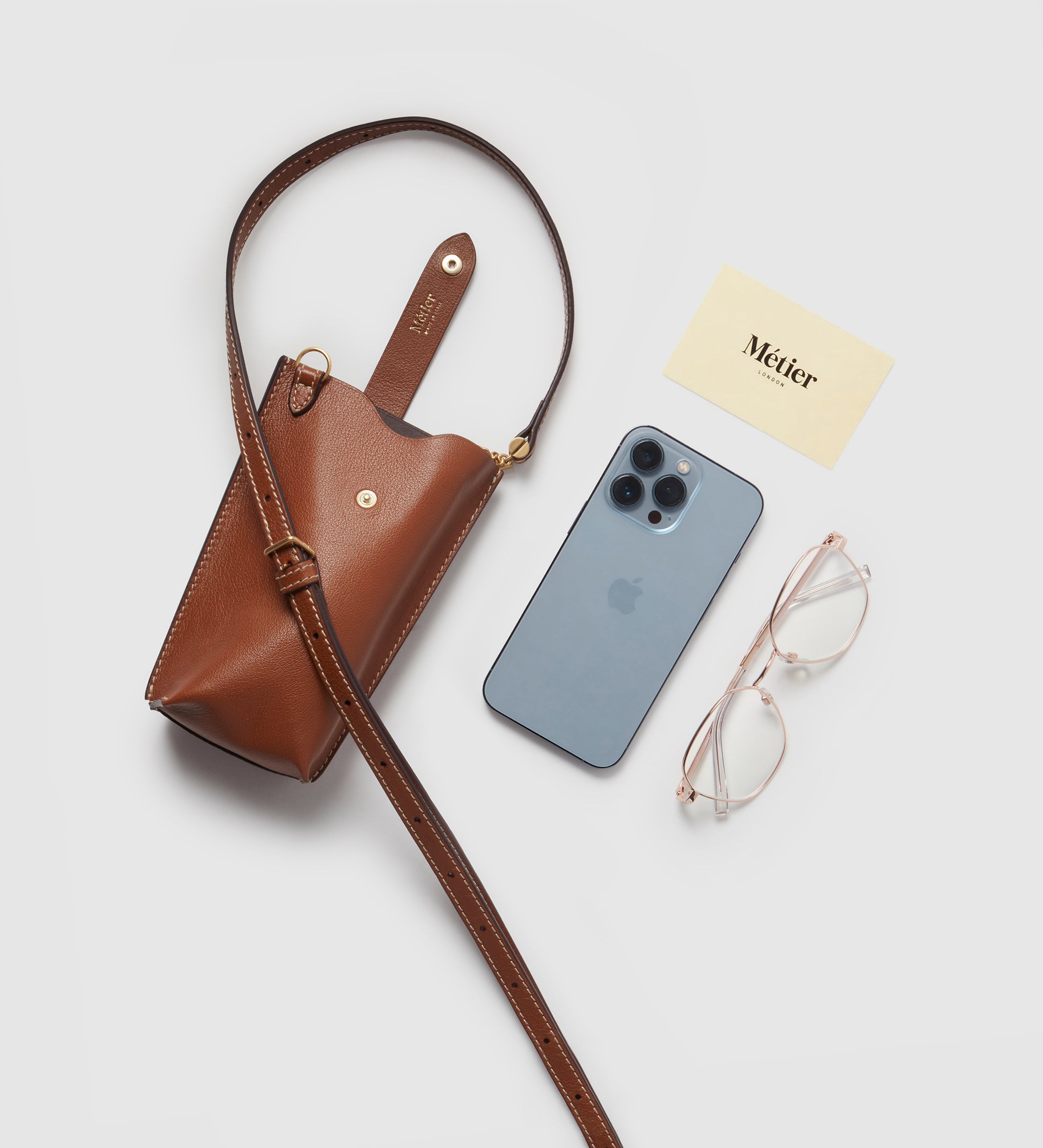 Metier - Minimalist Double Buffalo Cognac