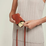 Metier - Minimalist Smooth Calfskin Sienna