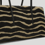 DeMellier - The Stockholm Shoulder Zebra Effect Hair Calf