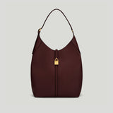 DeMellier - The Large Siena Bucket Burgundy Small Grain