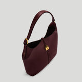 DeMellier - The Large Siena Bucket Burgundy Small Grain