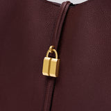 DeMellier - The Large Siena Bucket Burgundy Small Grain
