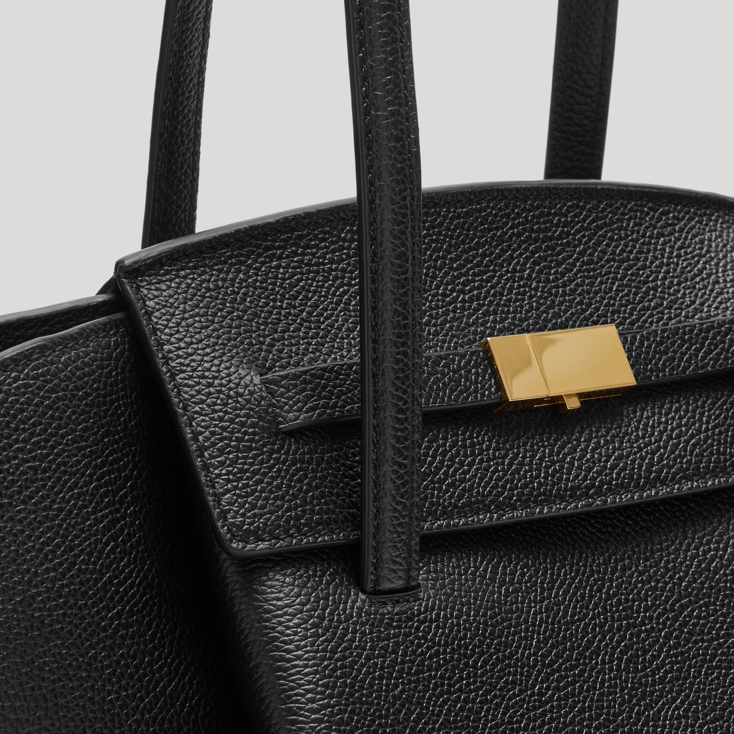DeMellier - The Midi Brooklyn Black Small Grain