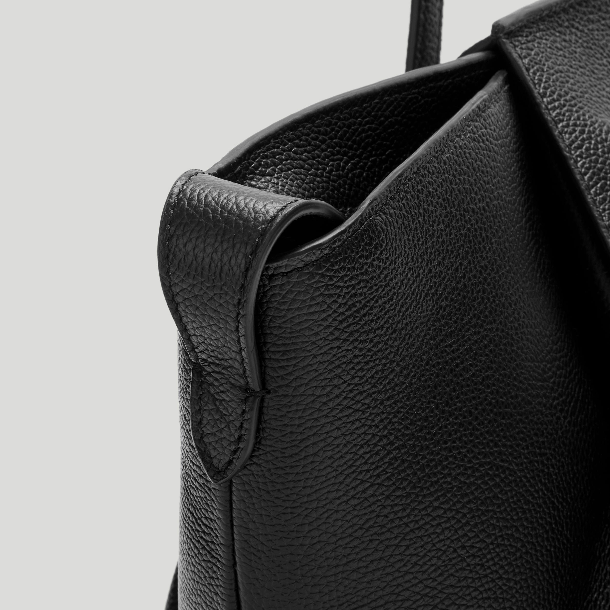 DeMellier - The Midi Brooklyn Black Small Grain
