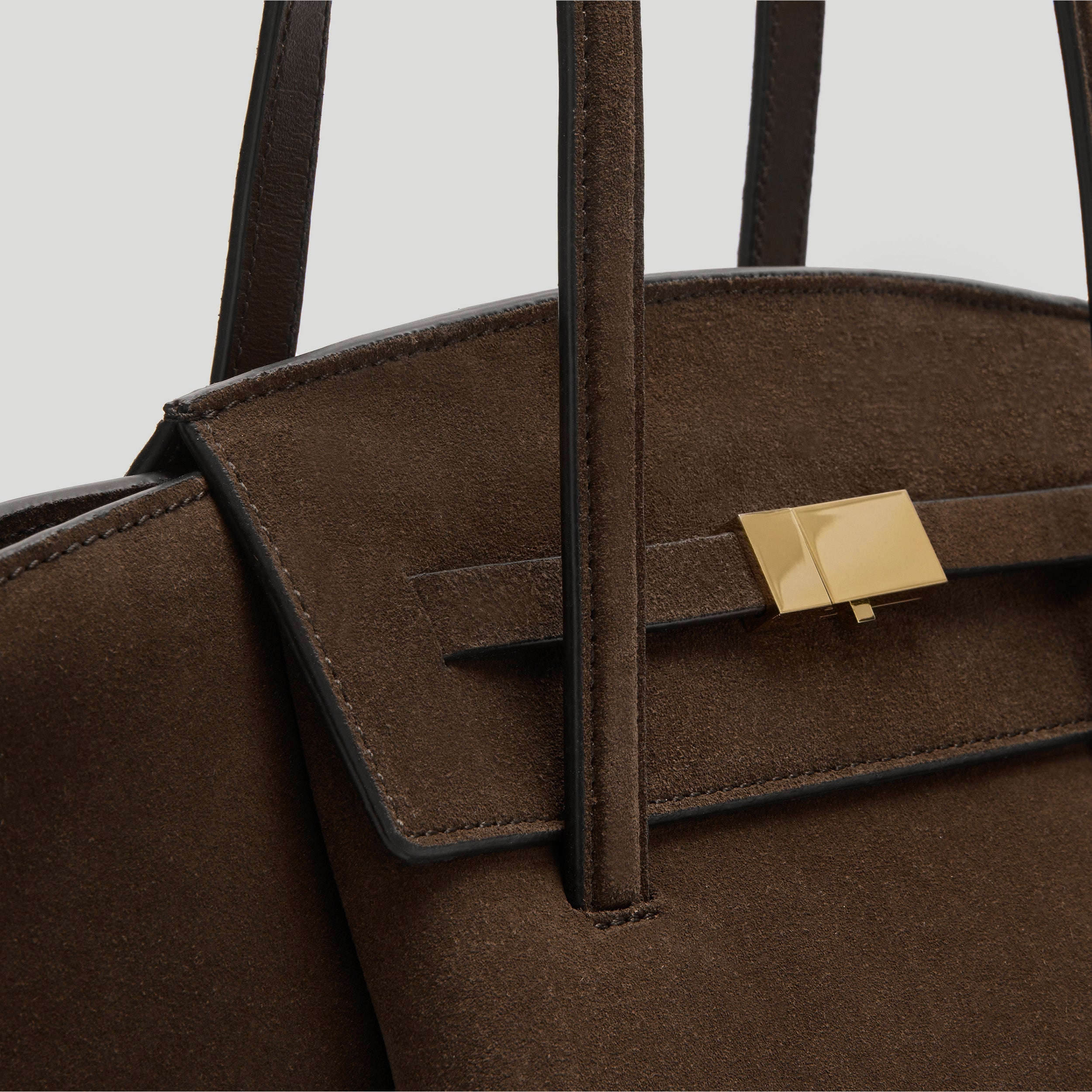 DeMellier - The Midi Brooklyn Mocha Suede