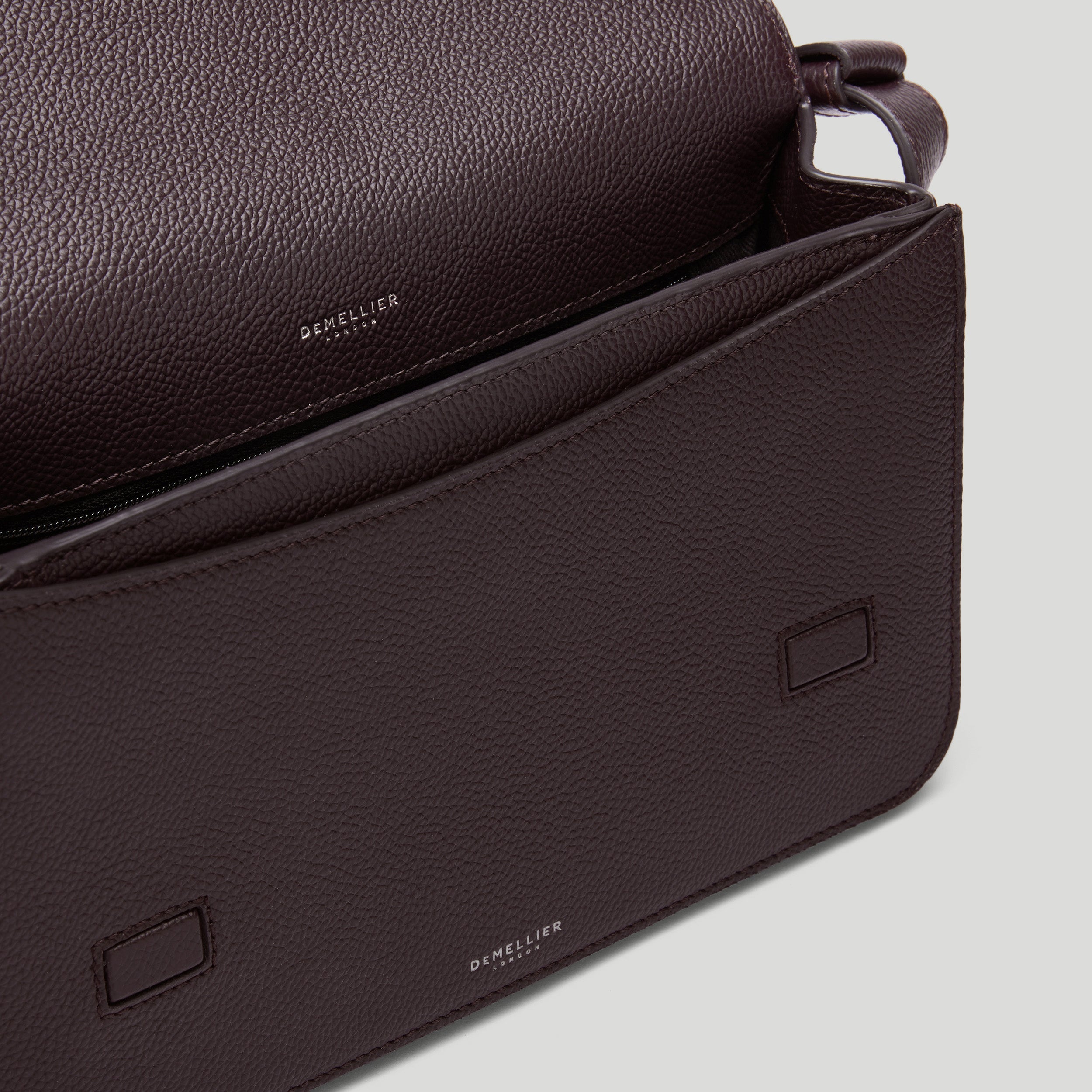 DeMellier - The New York Crossbody Bordeaux Small Grain