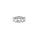 Dorsey - THEODORA DOUBLE TRILLION RING, SILVER