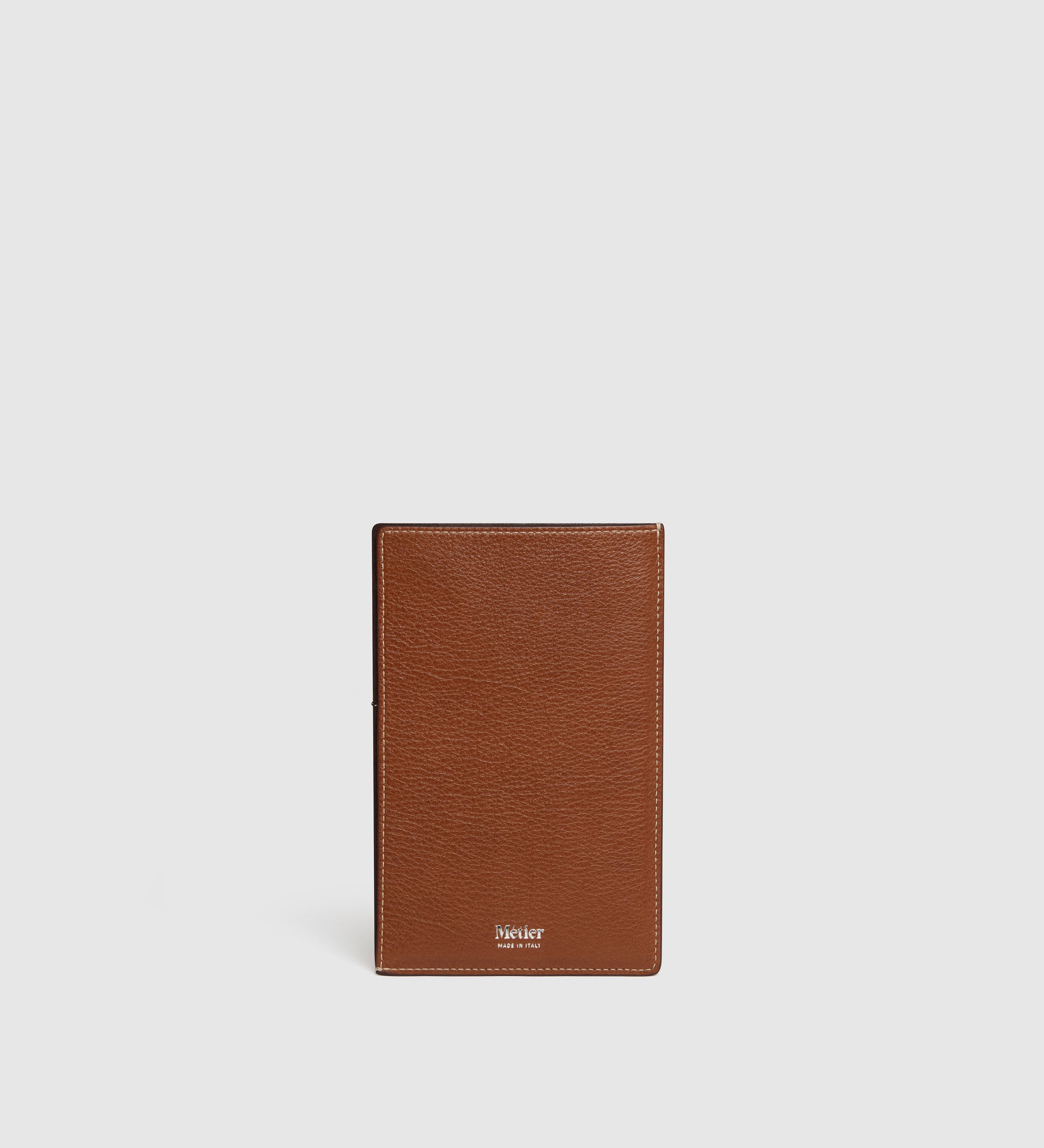 Metier - Thin Travel Wallet Buffalo Cognac