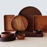 The Citizenry - Tikal Round Wood Tray - Granadillo