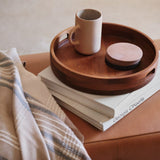 The Citizenry - Tikal Round Wood Tray - Granadillo