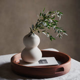 The Citizenry - Tikal Round Wood Tray - Granadillo