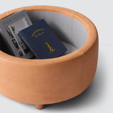 The Citizenry - Torres Leather Storage Ottoman - Medium & Large