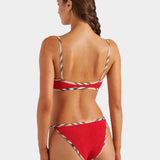 Hunza G x Burberry - Burberry x Hunza G Tyler Bikini - Red/Check