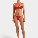 Hunza G x Burberry - Burberry x Hunza G Tyler Bikini - Red/Check