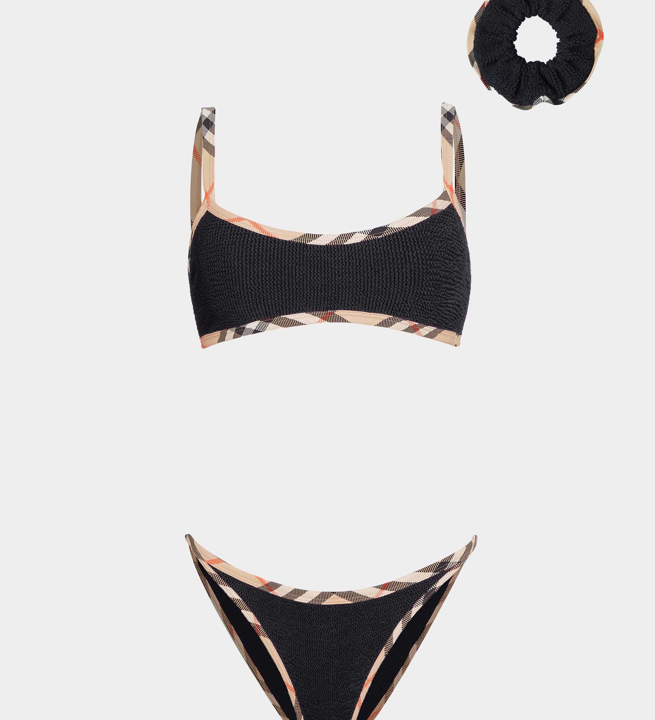 Hunza G x Burberry - Burberry x Hunza G Tyler Bikini - Black/Check