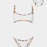 Hunza G x Burberry - Burberry x Hunza G Tyler Bikini - White/Check