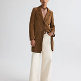 TWP - Easy Car Coat in Heavy Suede