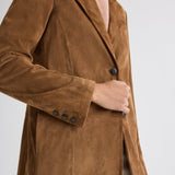 TWP - Easy Car Coat in Heavy Suede