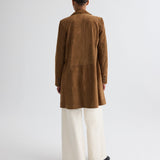 TWP - Easy Car Coat in Heavy Suede
