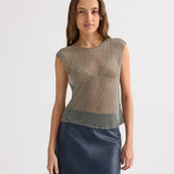 TWP - Chloe Top in Micro Bugle Beads
