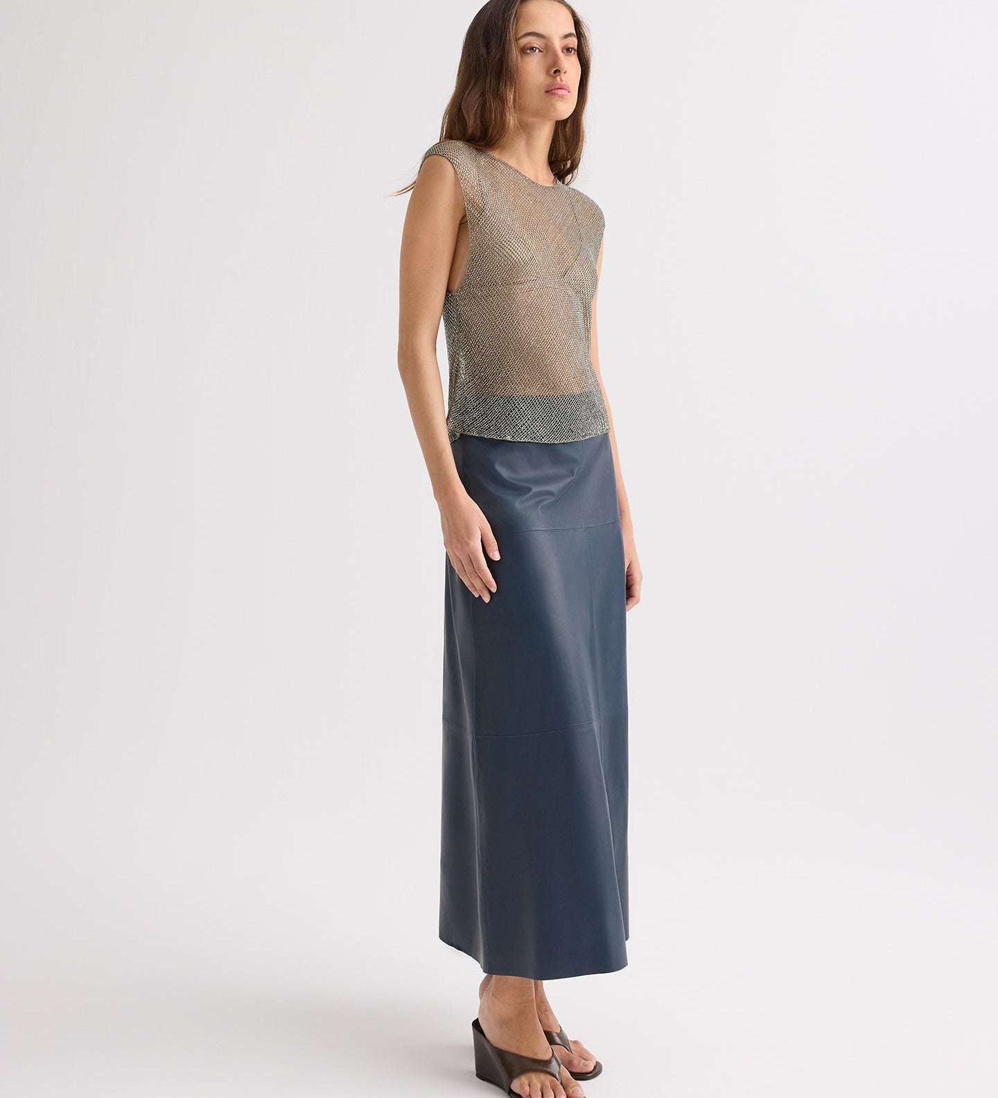 TWP - Chloe Top in Micro Bugle Beads